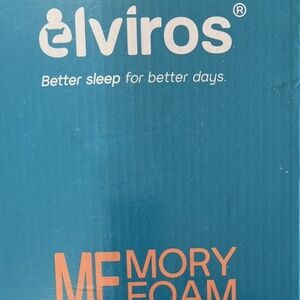 Elviros Cervical Memory Foam Pillow for Neck and Shoulder Pain